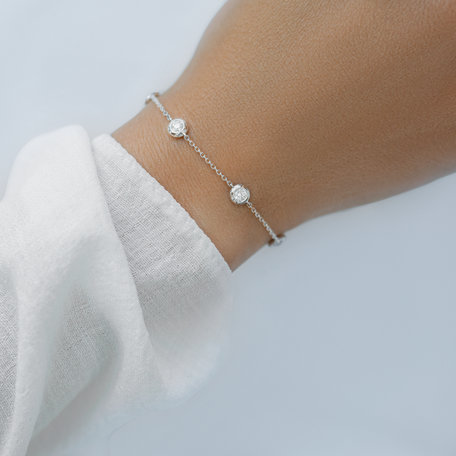 Náramok s diamantmi Sparkling Dot