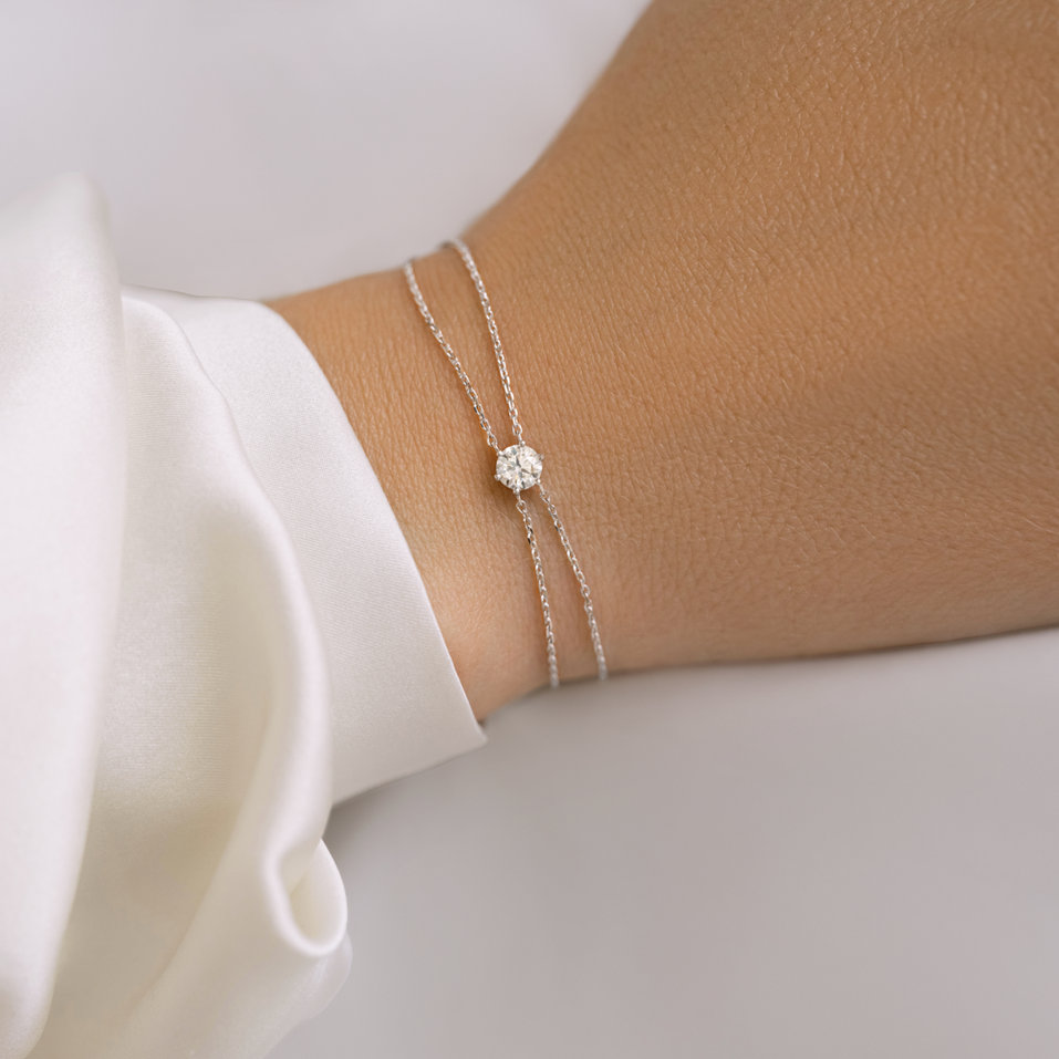 Náramok s diamantom Essential Shine