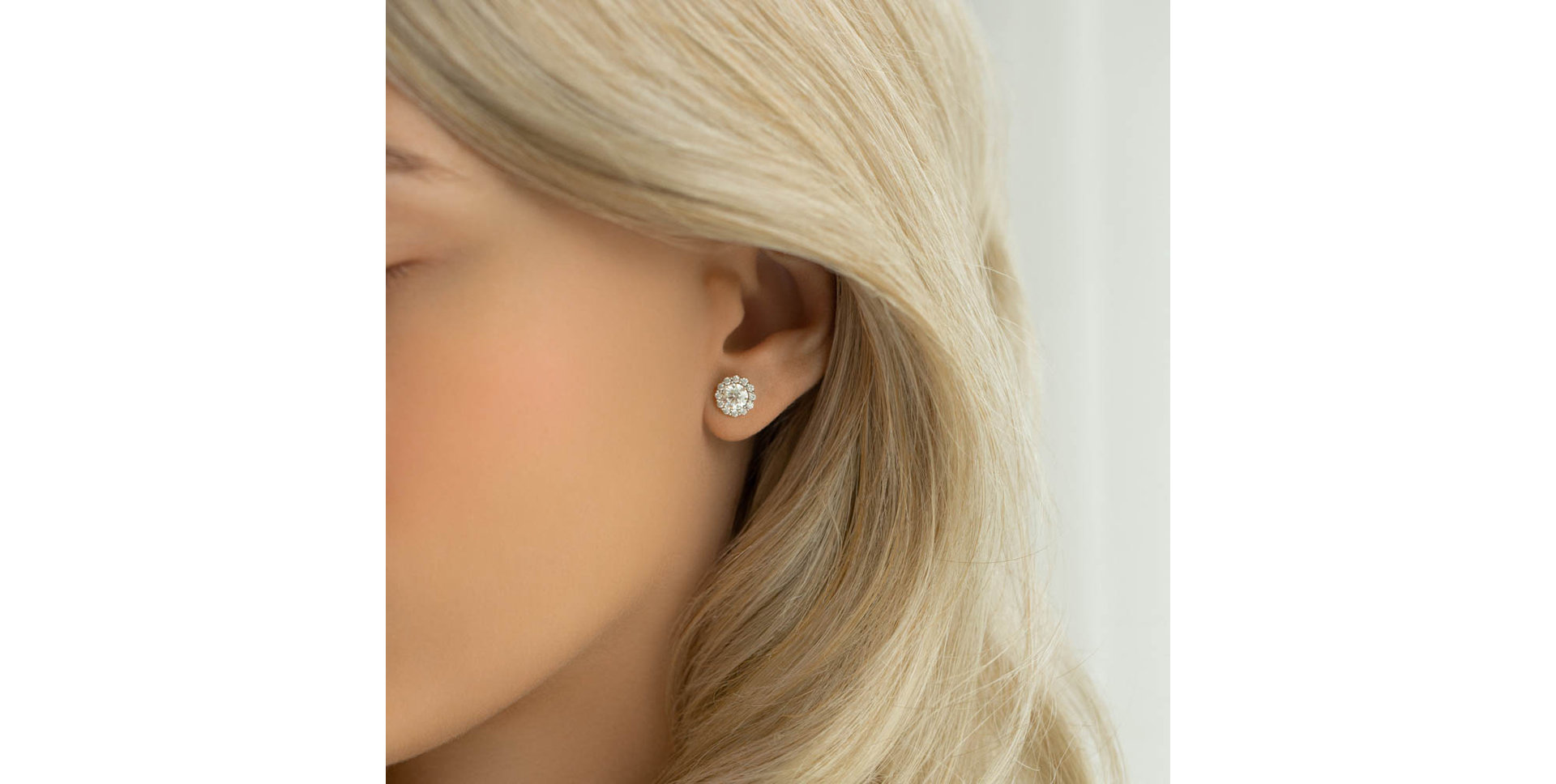 Náušnice s diamantmi Bloom Spark