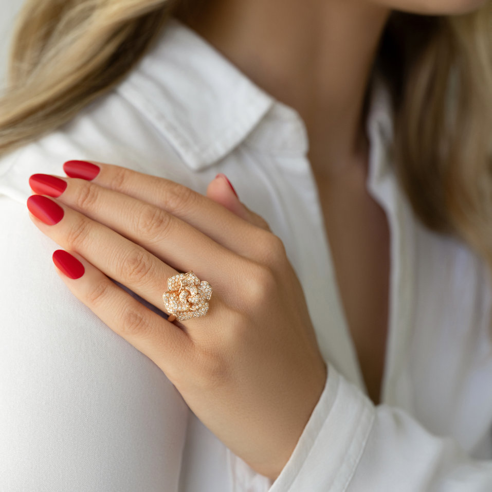 Prsteň s diamantmi Garden Glamour