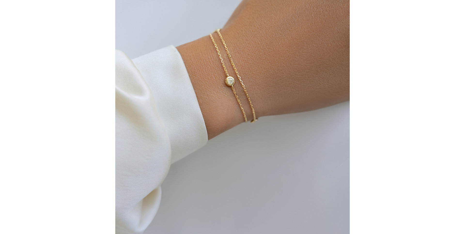 Náramok s diamantmi Triple Dots