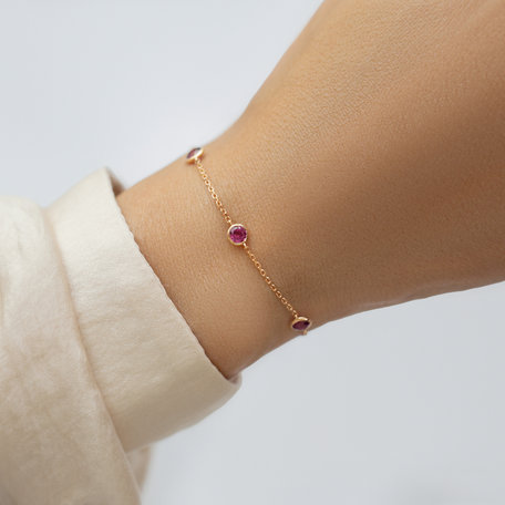 Náramok s Rhodolite Roggeveen