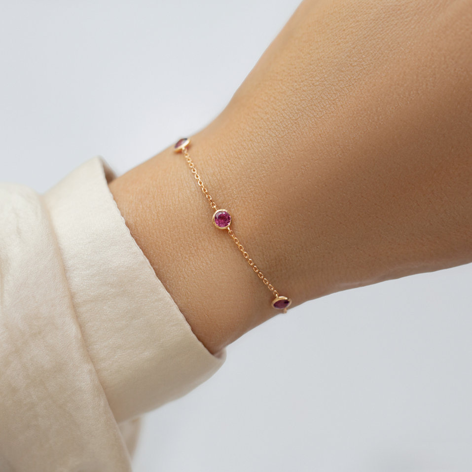 Náramok s Rhodolite Roggeveen