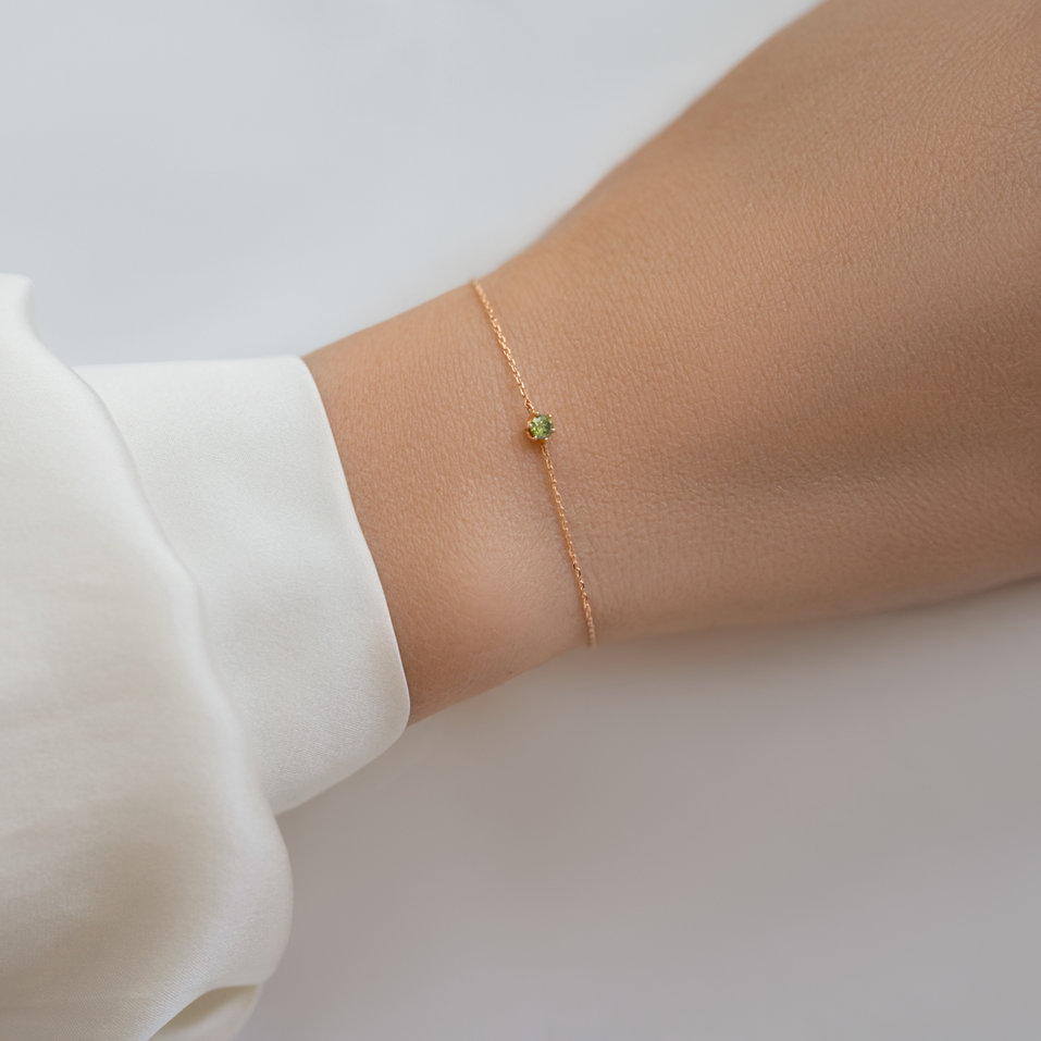 Náramok s modrým diamantom Essential Shine