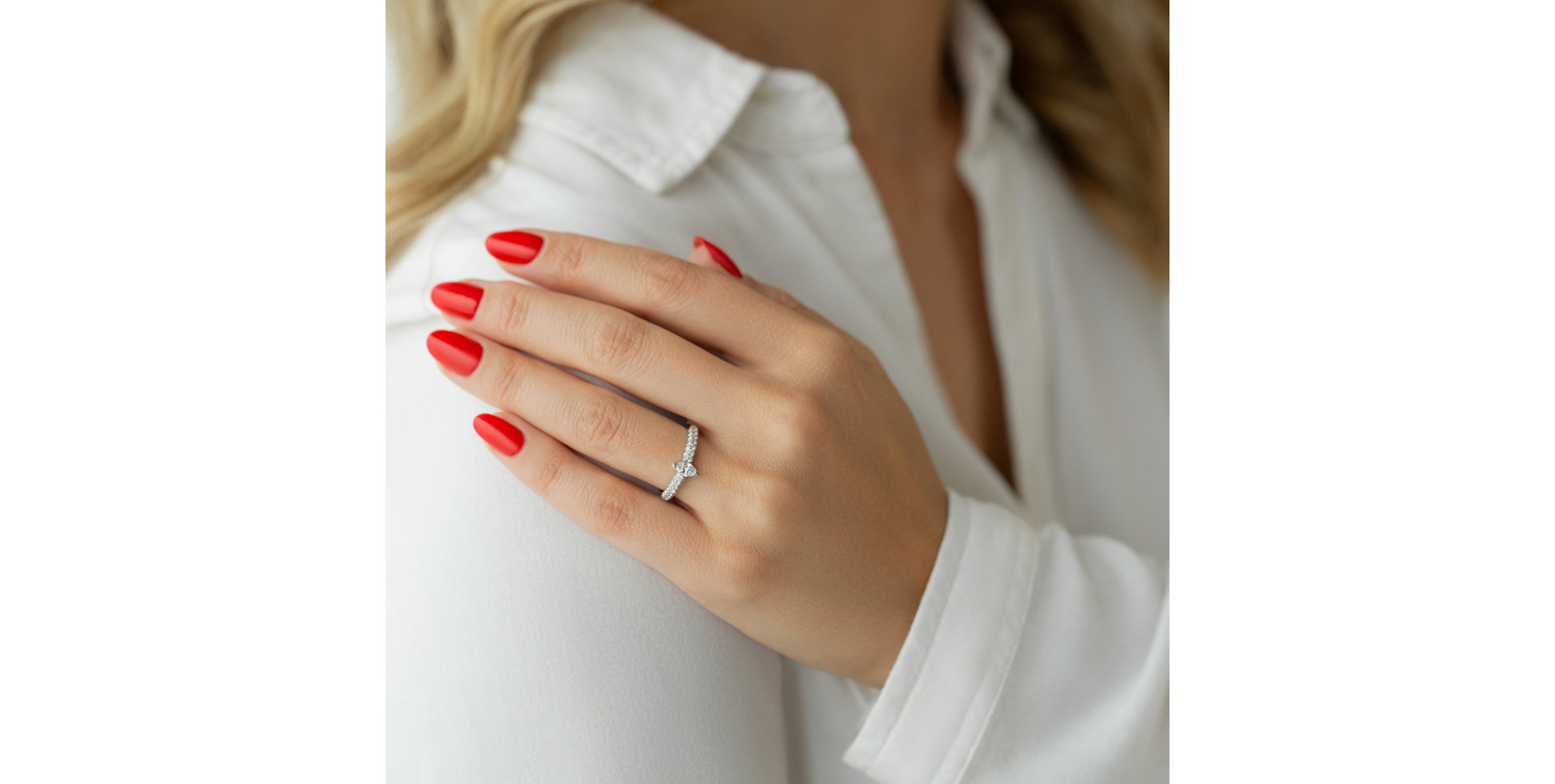 Prsteň s diamantmi Madeleine