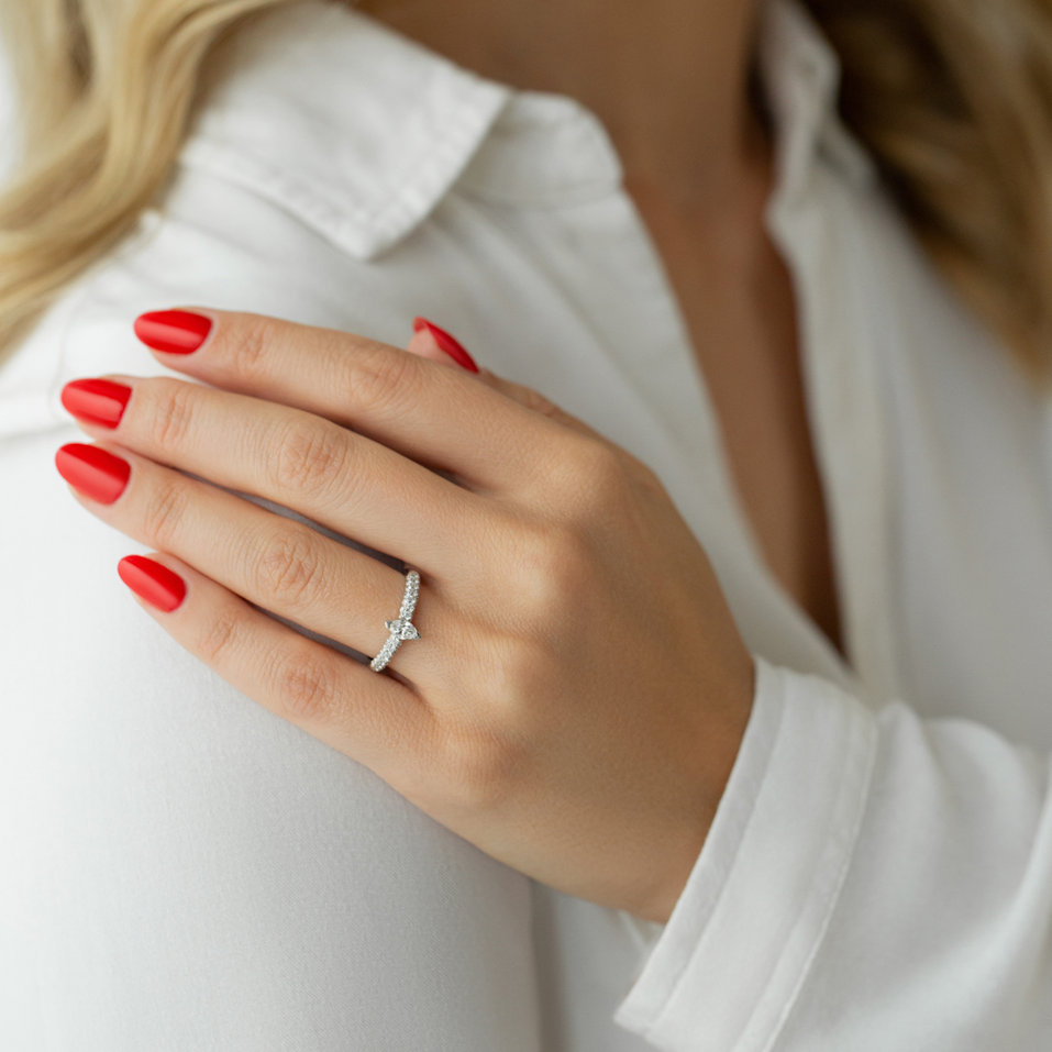 Prsteň s diamantmi Madeleine