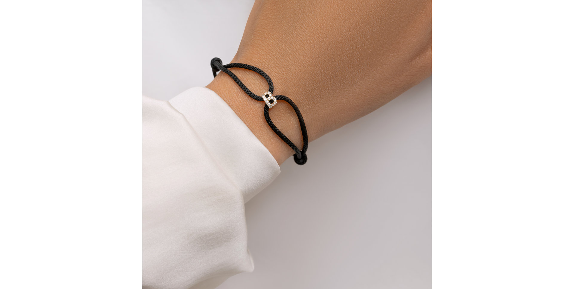 Náramok 14kt biele zlato s diamantom Náhrdelník s briliantmi Waterfall Heaven