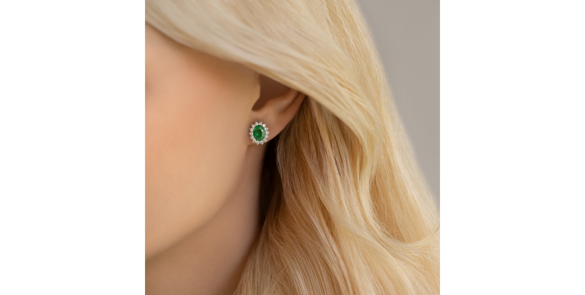 Náušnice s rubínom a diamantmi Princess Sparkle