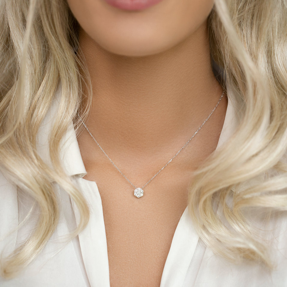 Náhrdelník s diamantmi Mystic Kingdom