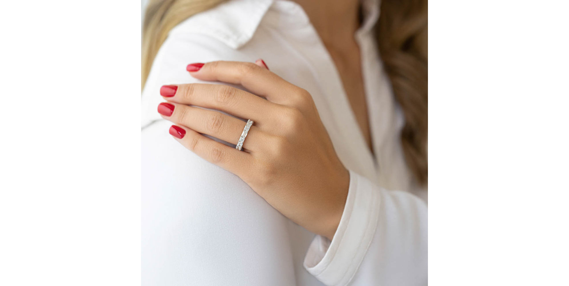 Prsteň s diamantmi Shine Bright