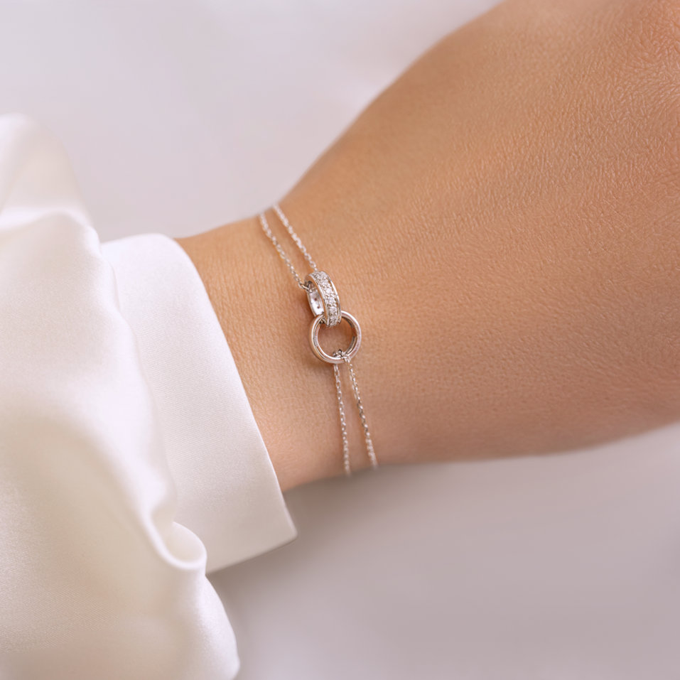 Náramok s diamantmi Harmonic Bond