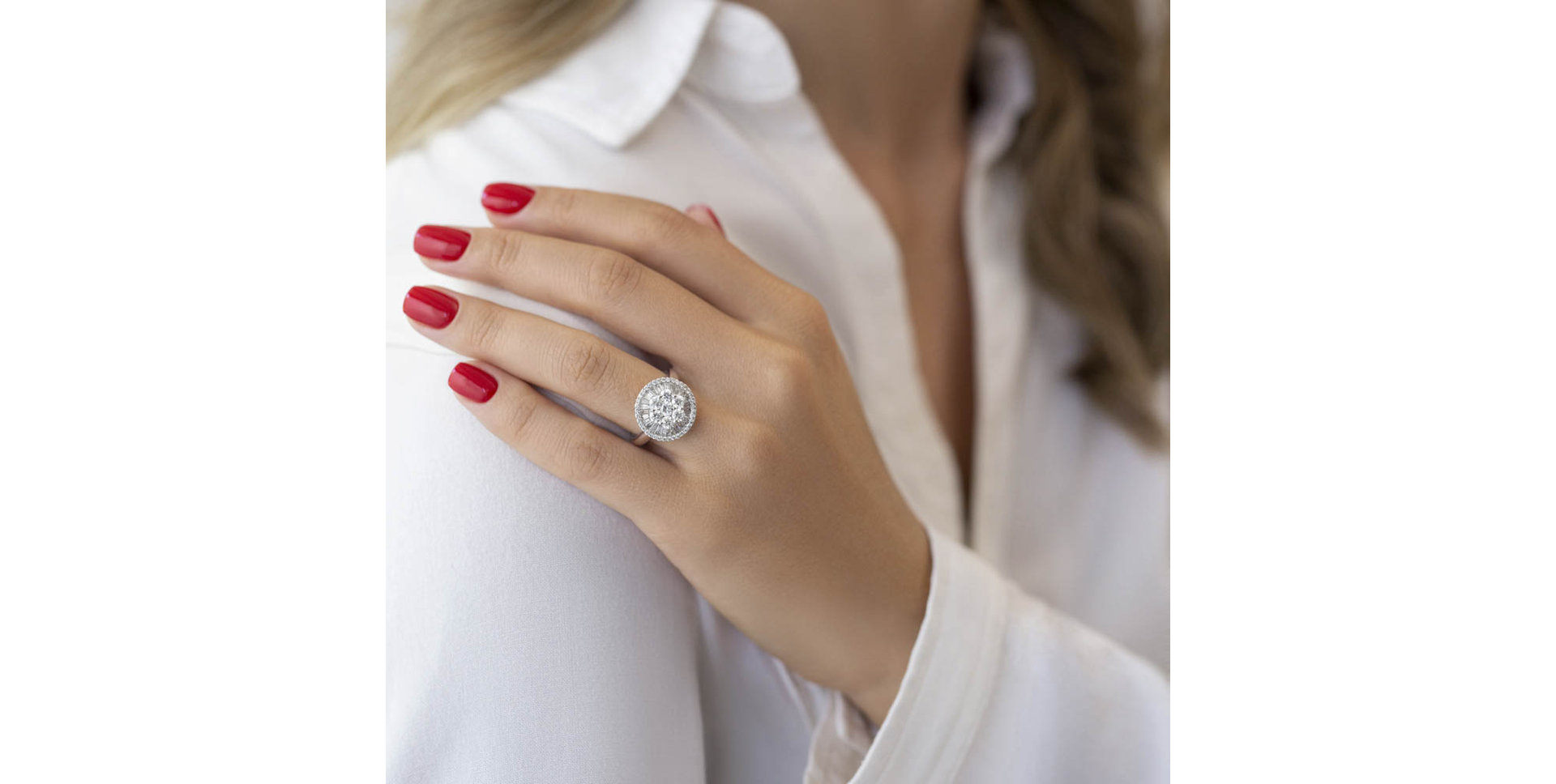 Prsteň s diamantmi Vinnaz