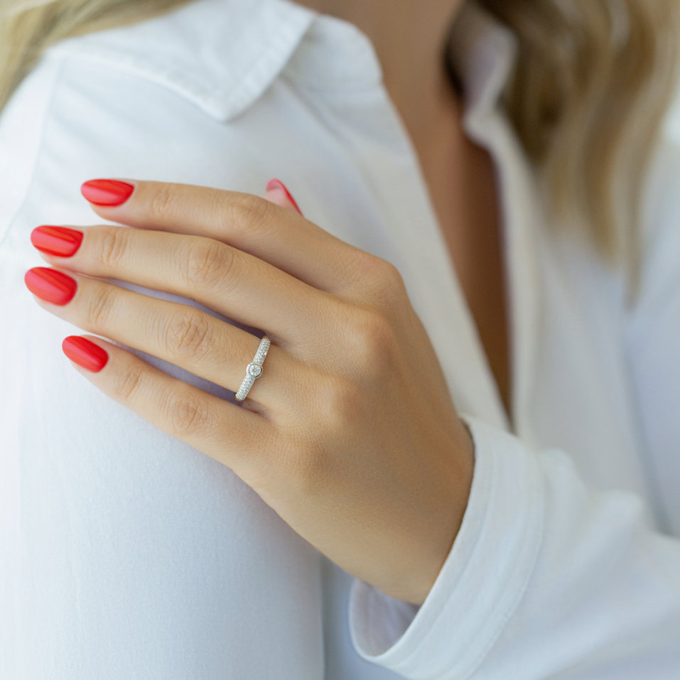 Prsteň s diamantmi Princess Calanthe