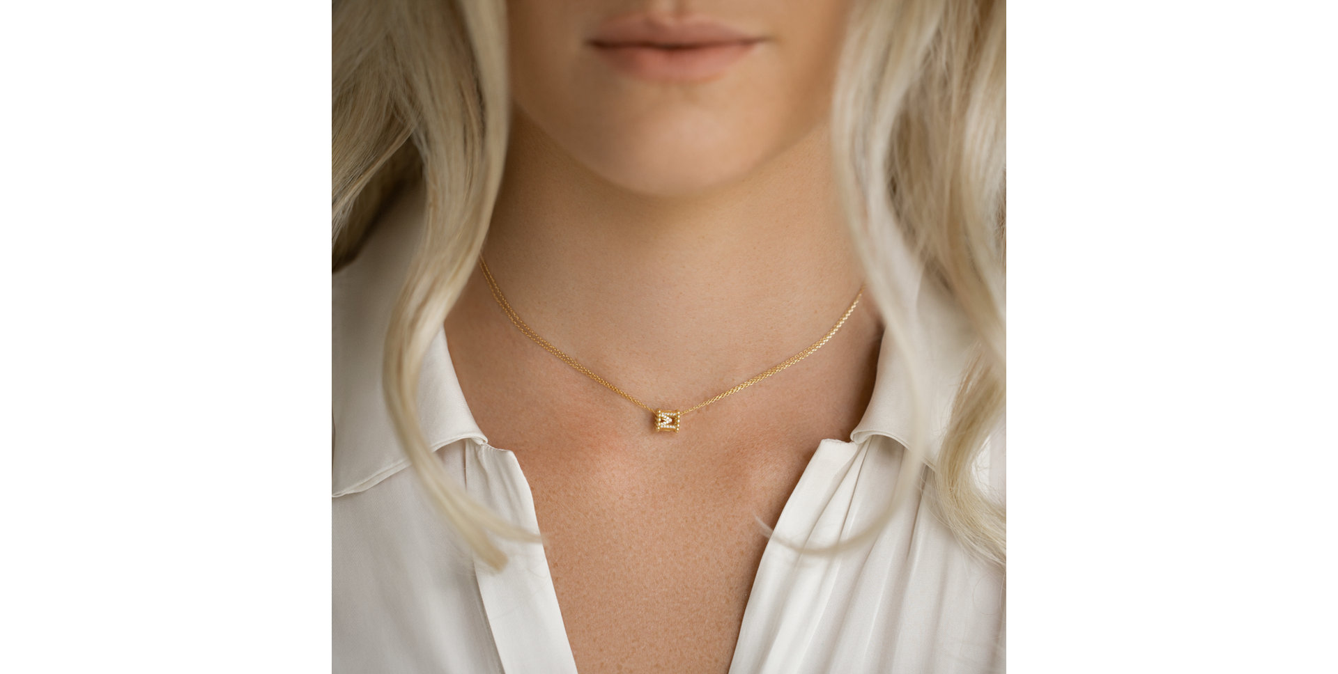 Náhrdelník s diamantmi Different Way