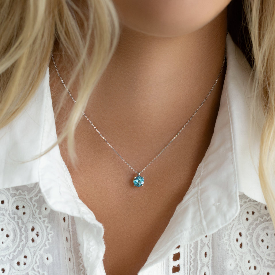 Náhrdelník s morganitom Allen