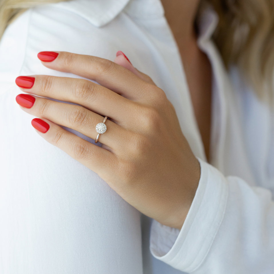 Prsteň s diamantmi Sinestra