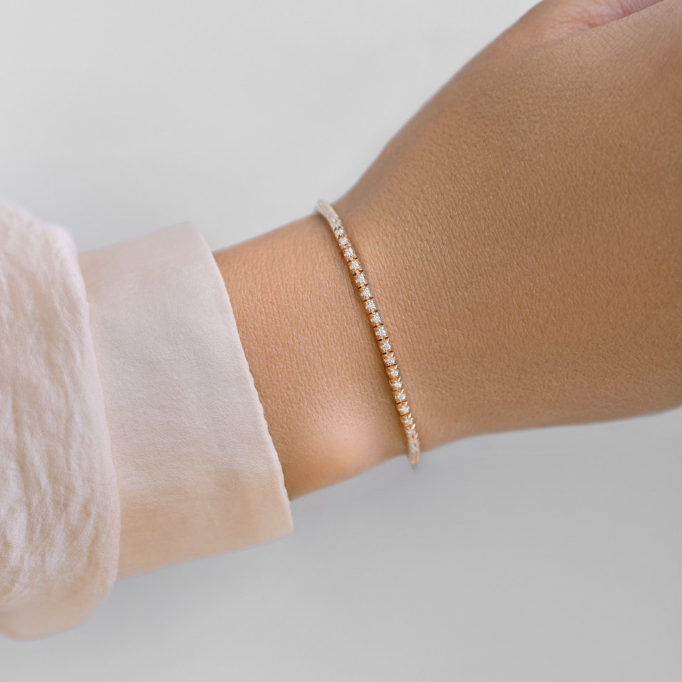 Náramok s diamantmi Thanatos