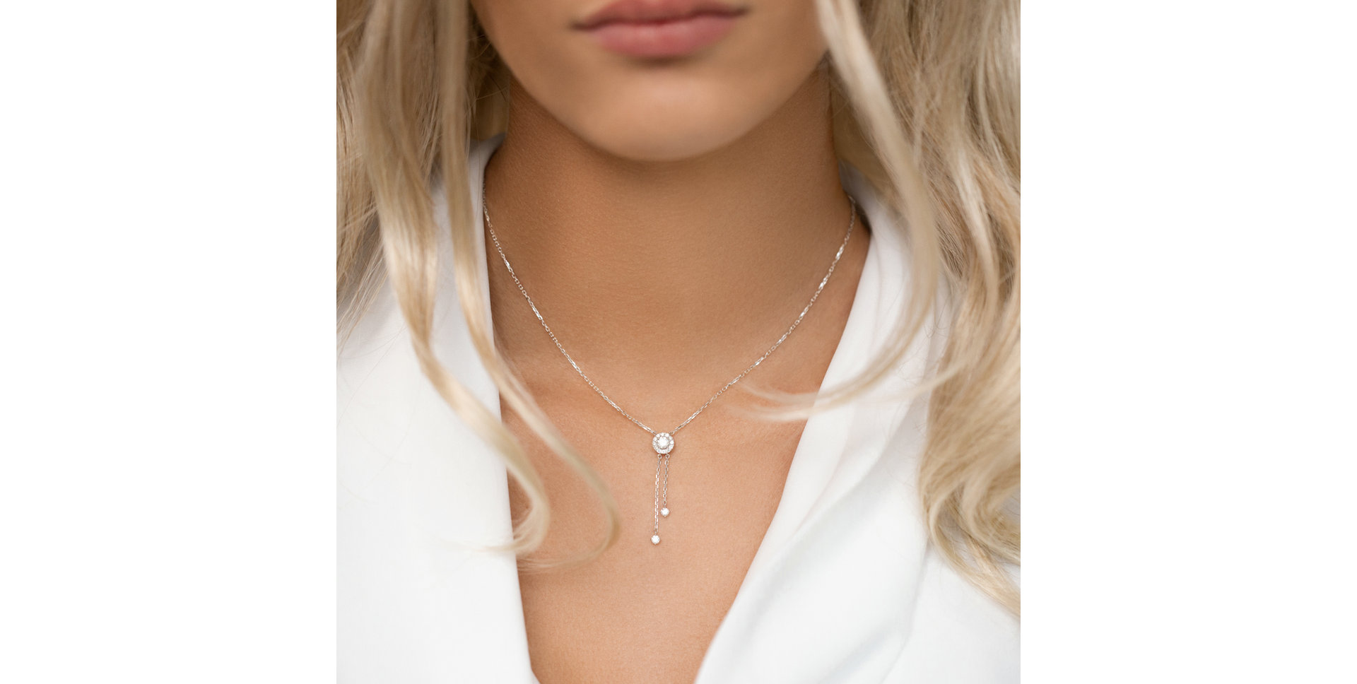 Náhrdelník s diamantmi Sirius