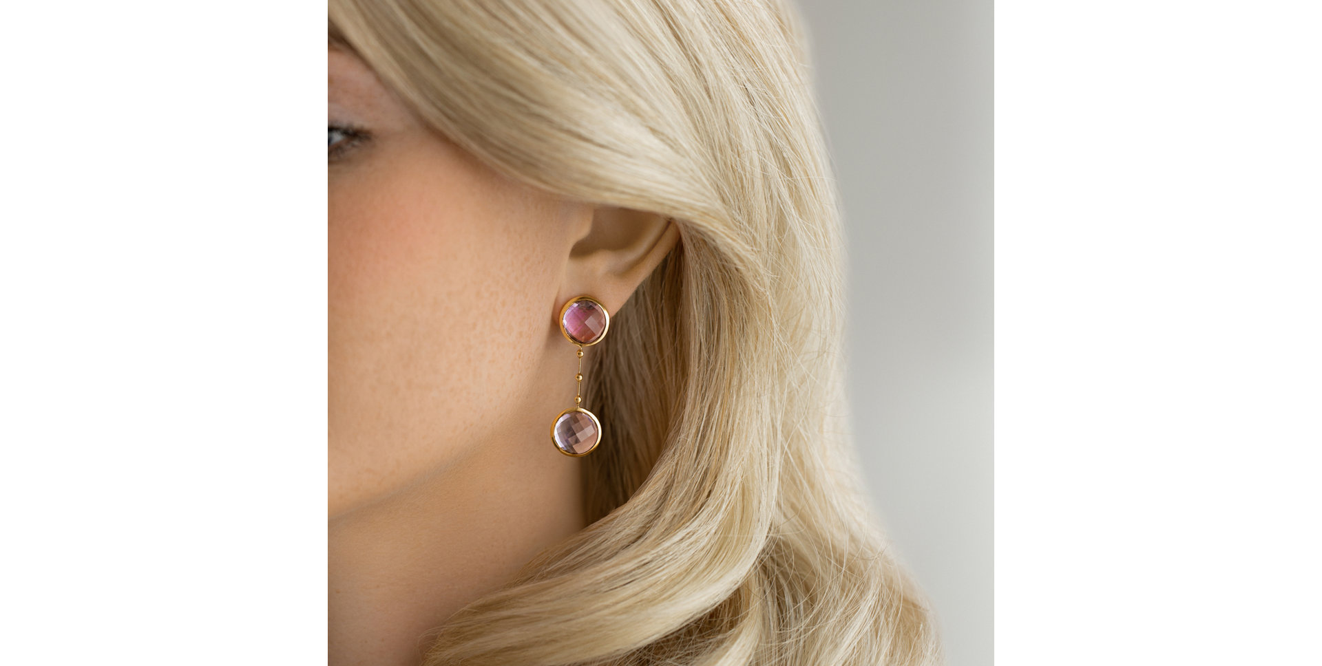 Náušnice s ametystmi Arcane Secret