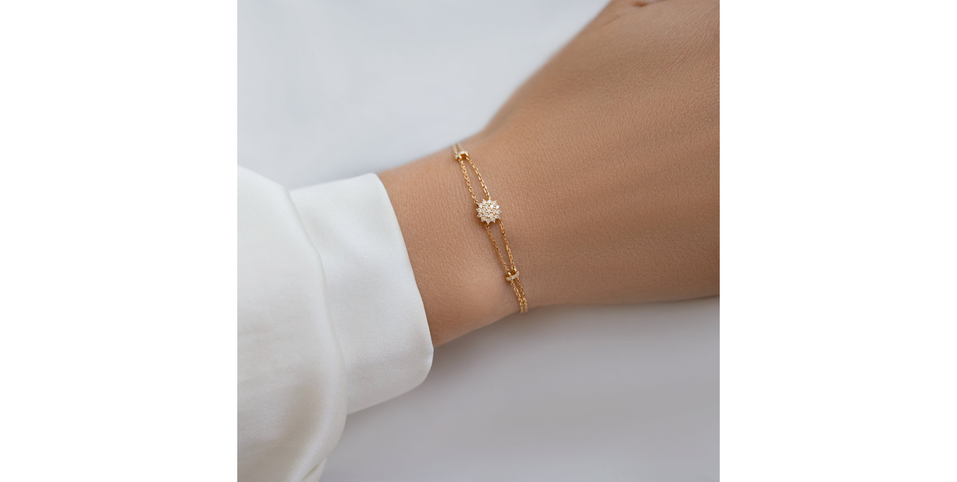 Náramok s diamantmi Sunny Delight