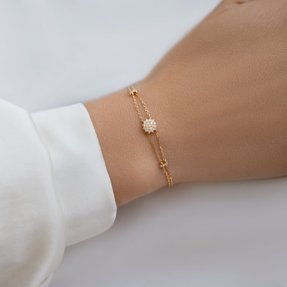 Náramok s diamantmi Sunny Delight