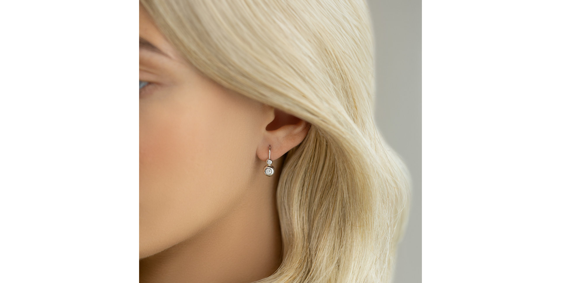 Náušnice s diamantmi Dotted Luxury