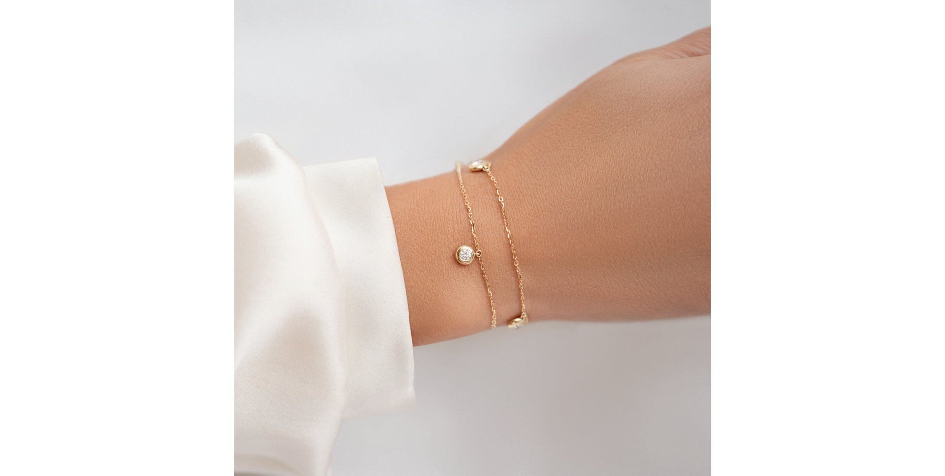 Náramok s diamantmi Delouise