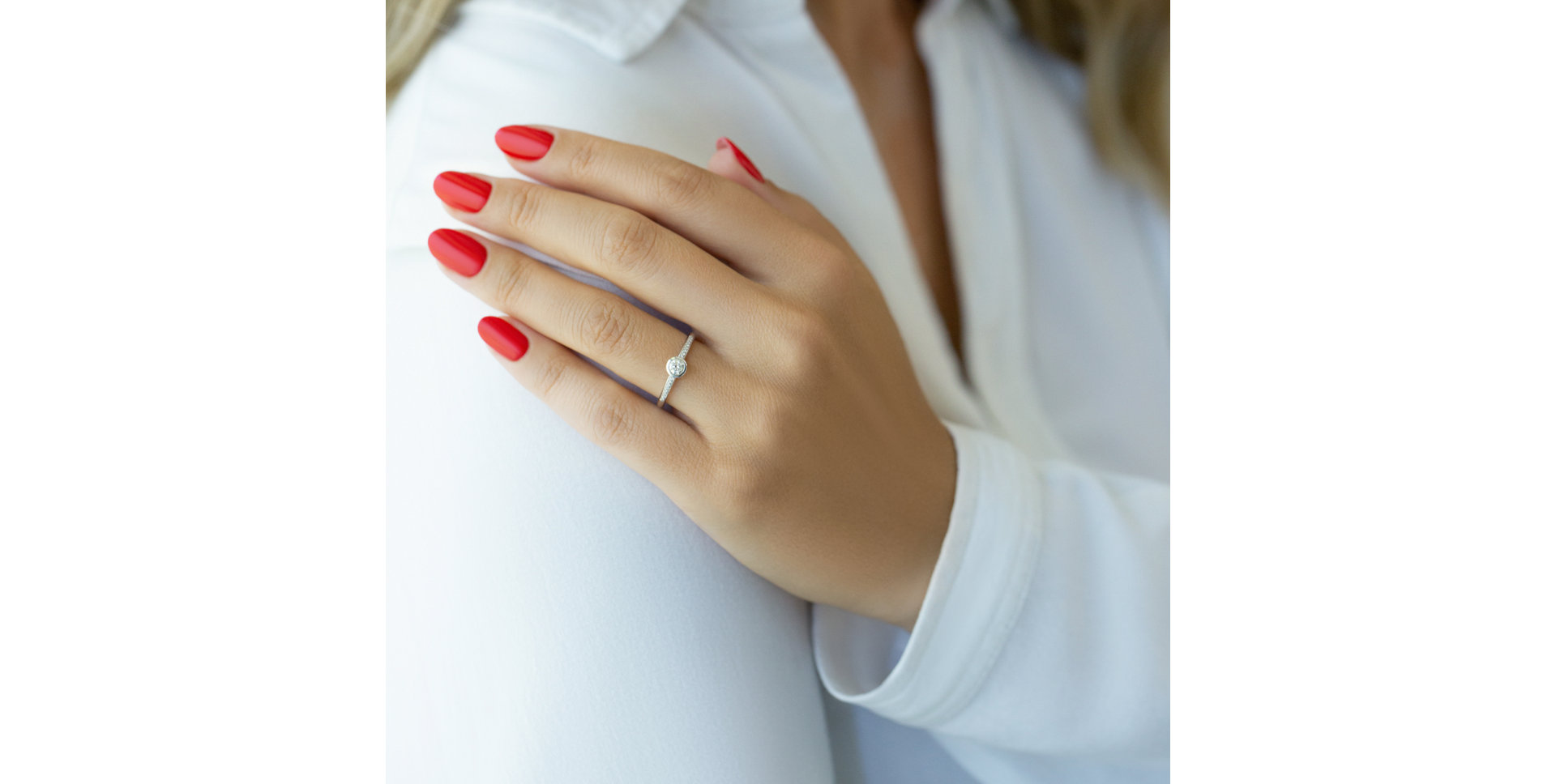 Prsteň s diamantmi Regal Elegance