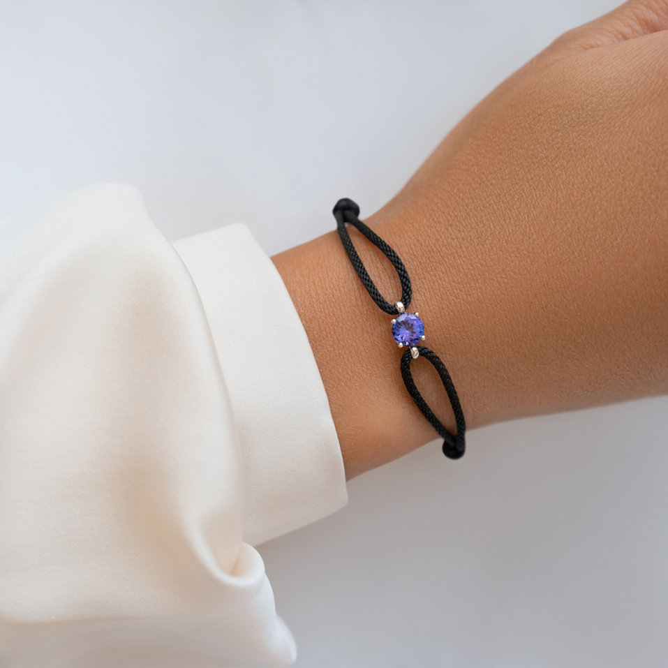 Náramok 14kt ružové zlato s morganitom Delilah