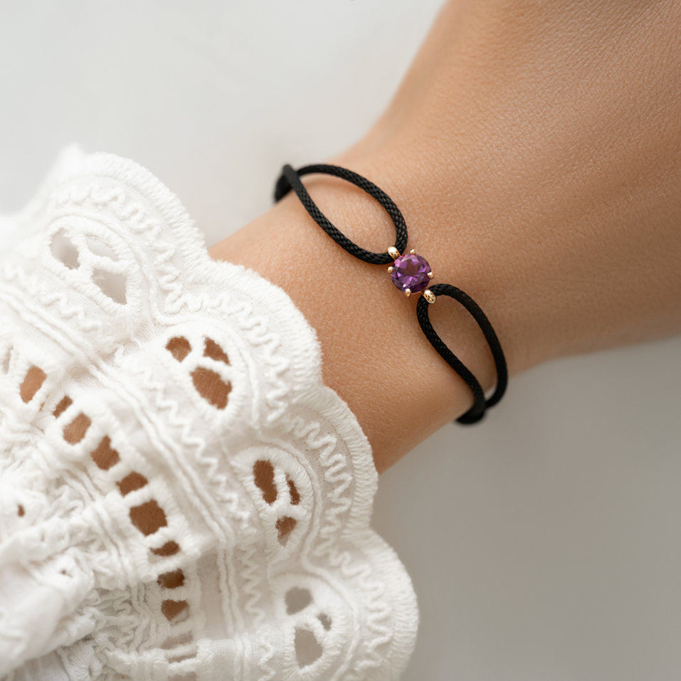 Náramok 14kt ružové zlato Delilah