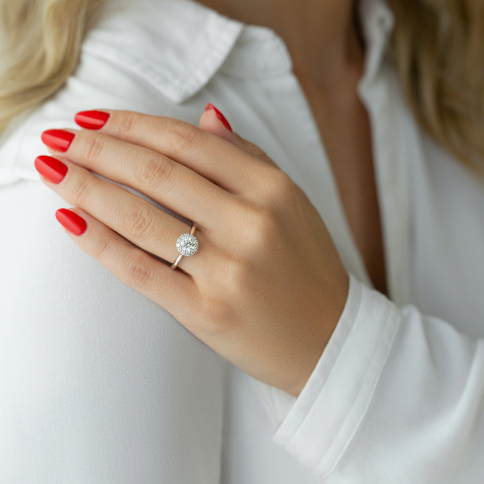 Prsteň s diamantmi Sinestra