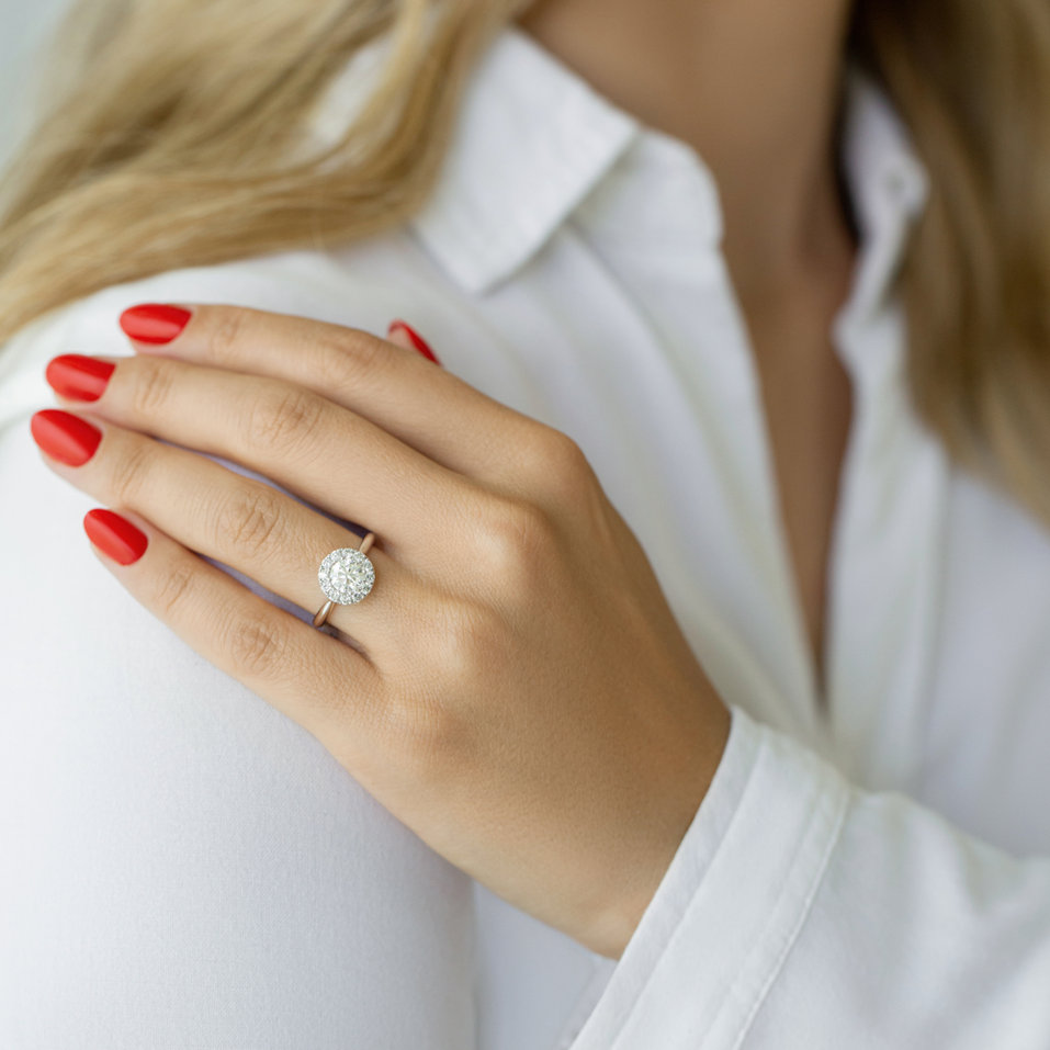 Prsteň s diamantmi Sinestra