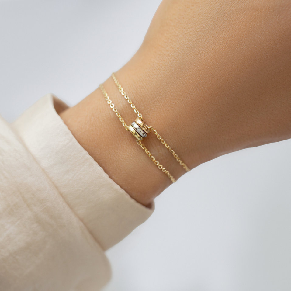 Náramok s diamantmi Three Destinies