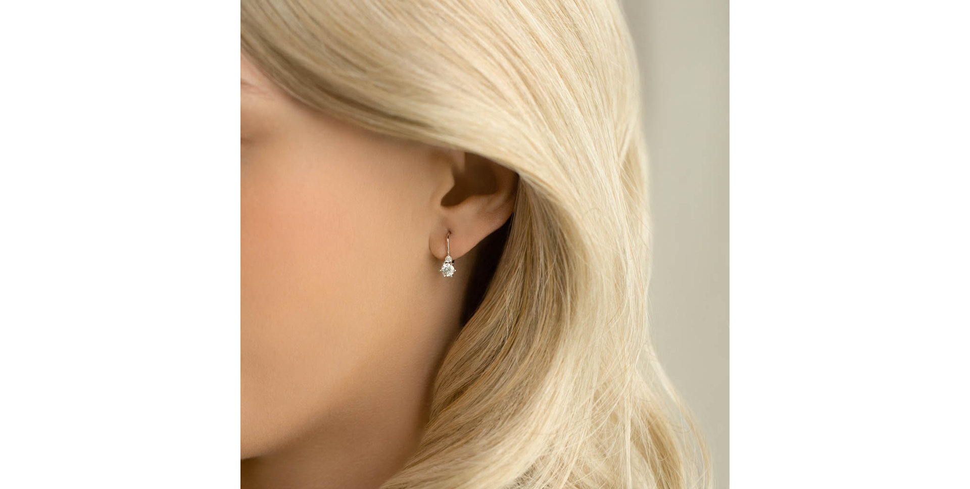 Náušnice s diamantmi Lux