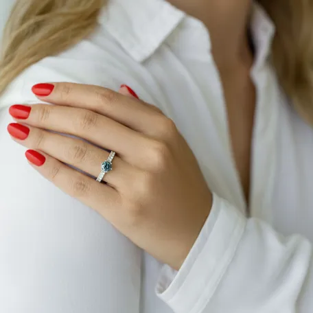 Prsteň s diamantmi Sparkling Love