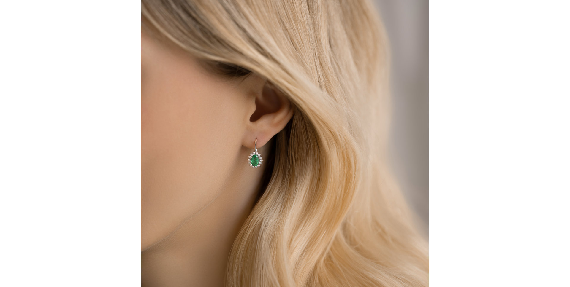 Náušnice s diamantmi a tanzanitom Princess Sparkle