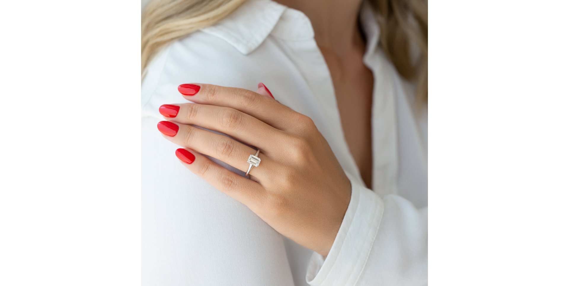 Prsteň s diamantom Arctic Aura