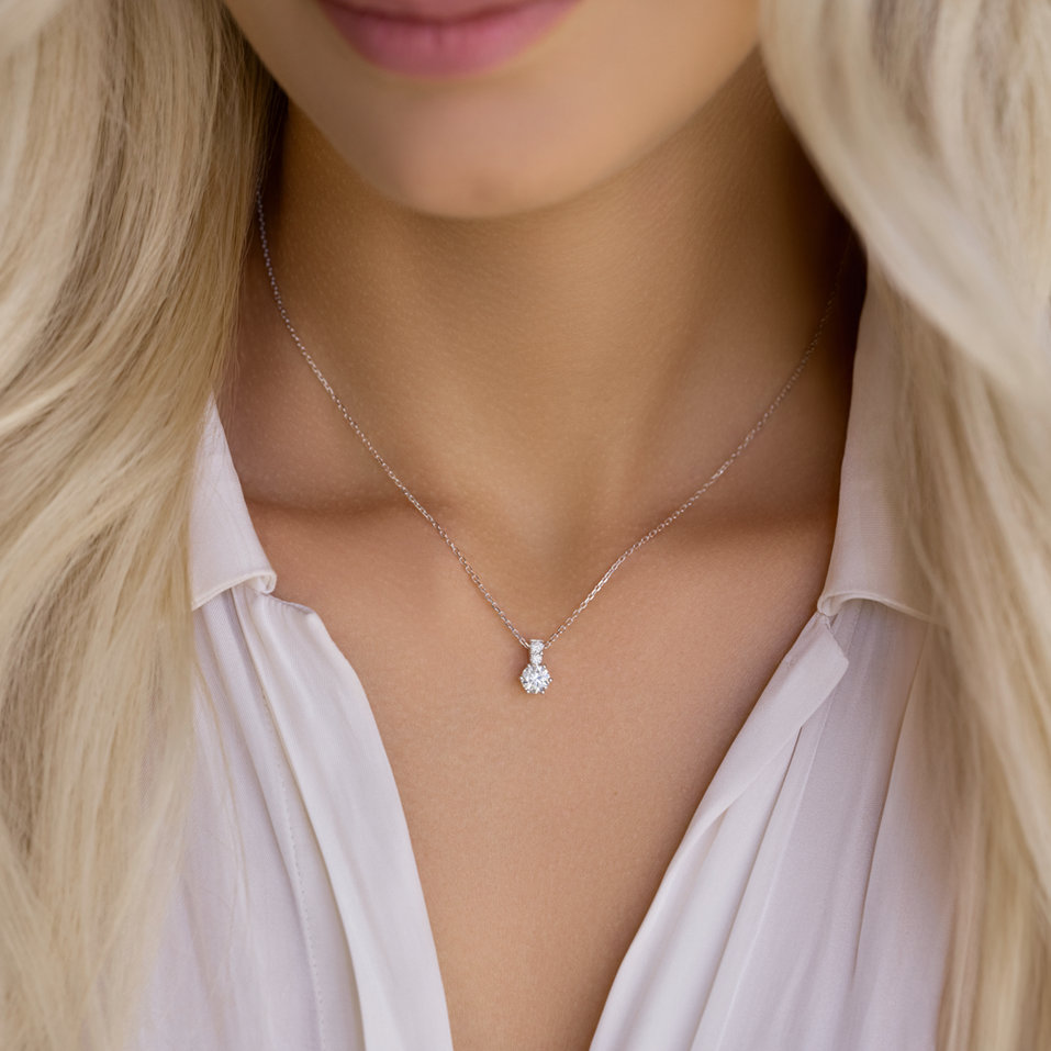 Náhrdelník s diamantmi Essential Glow