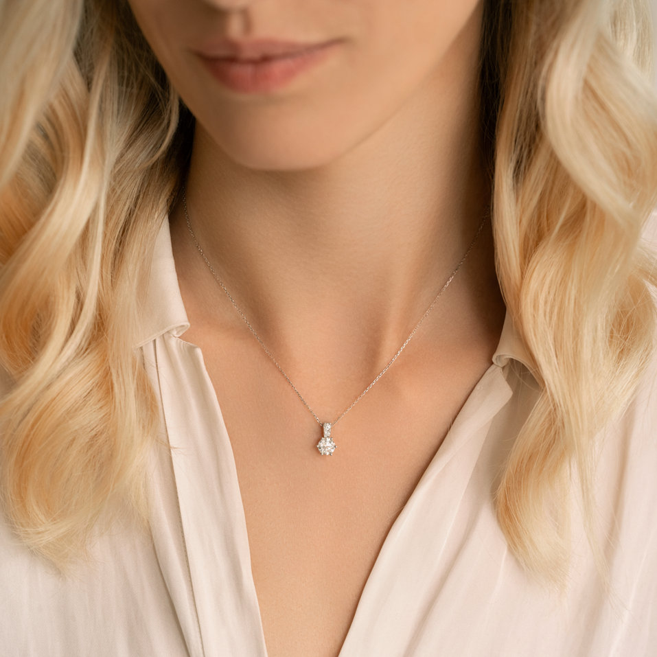 Náhrdelník s diamantmi Essential Glow