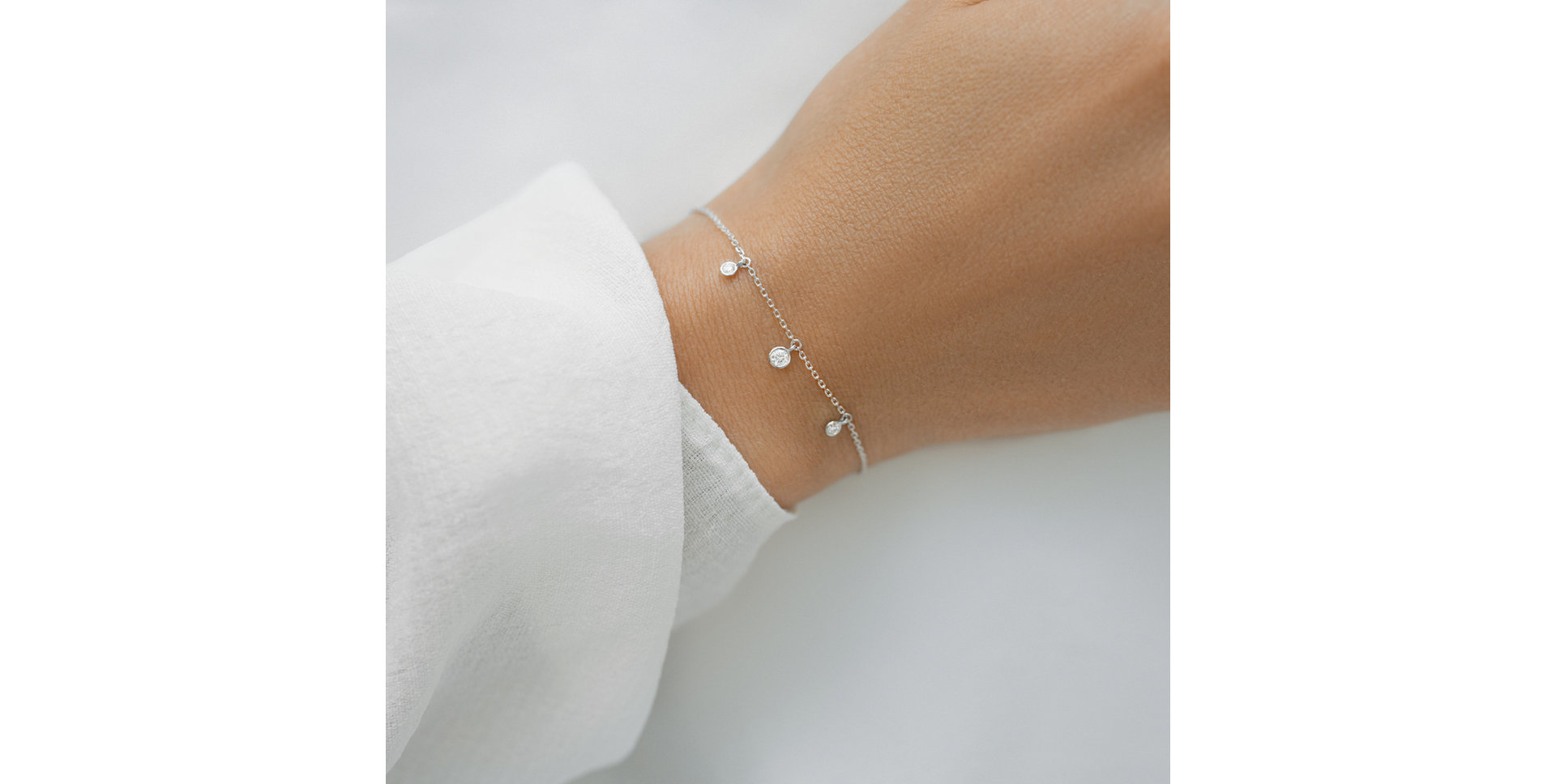 Náramok s diamantmi Sparkling Dots