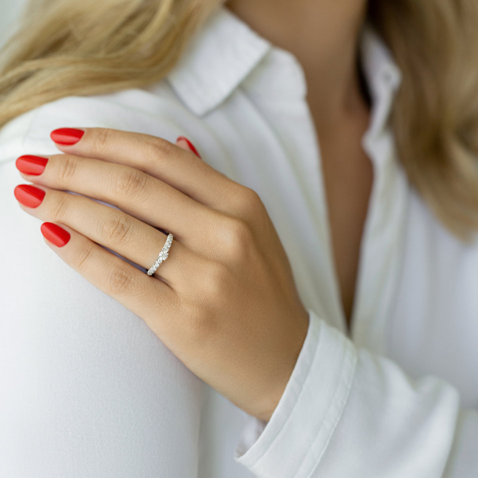 Prsteň s diamantmi Morelli