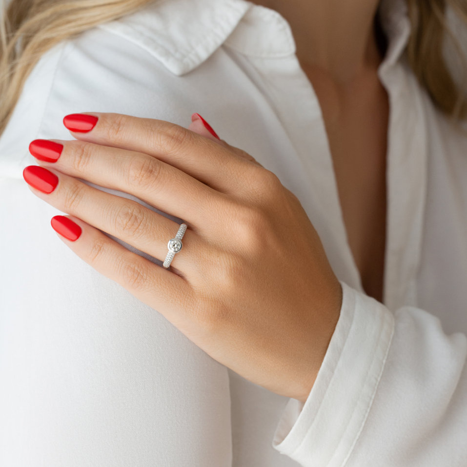 Prsteň s diamantmi Princess Calanthe