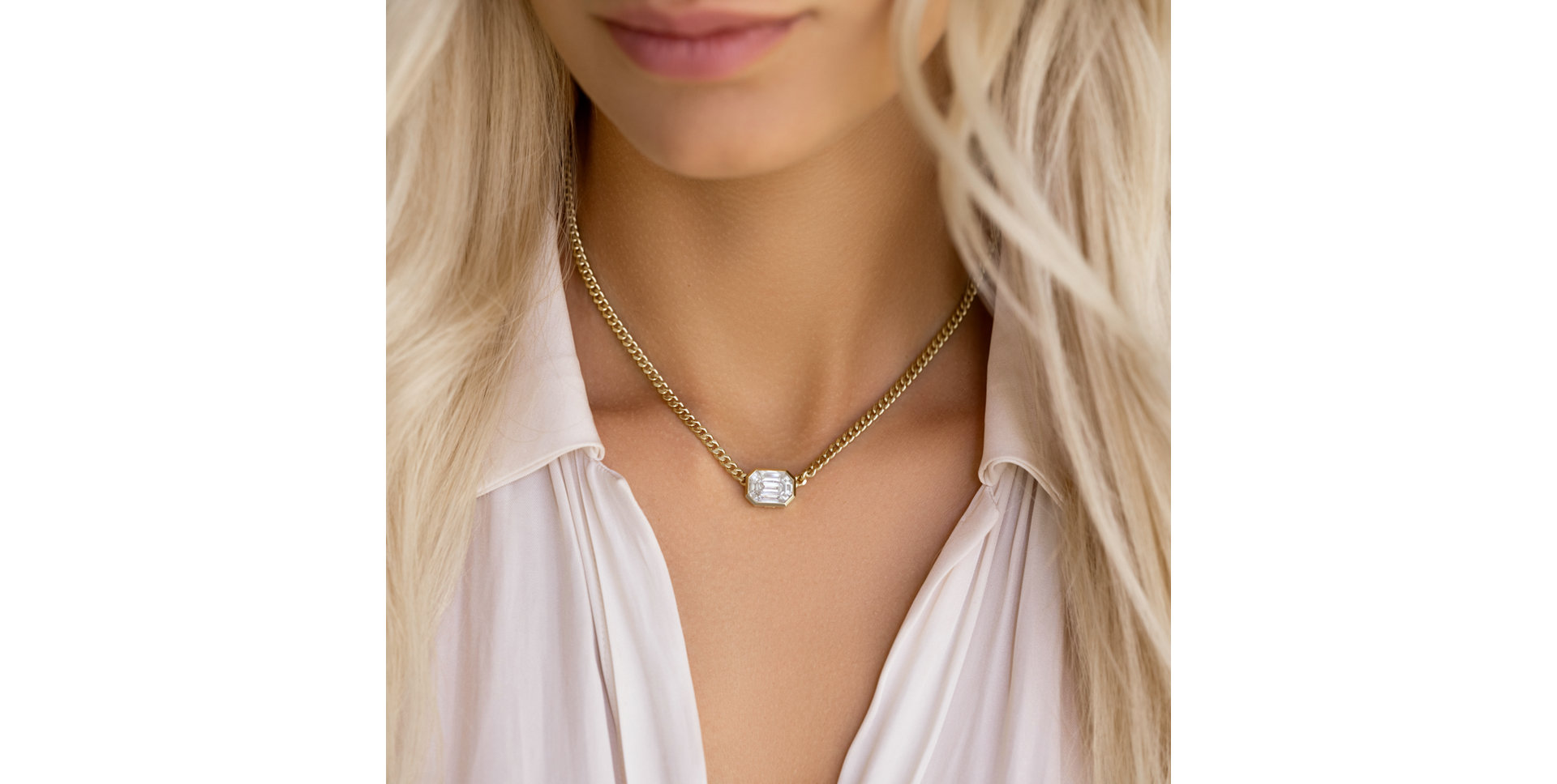 Náhrdelník s diamantom Valore