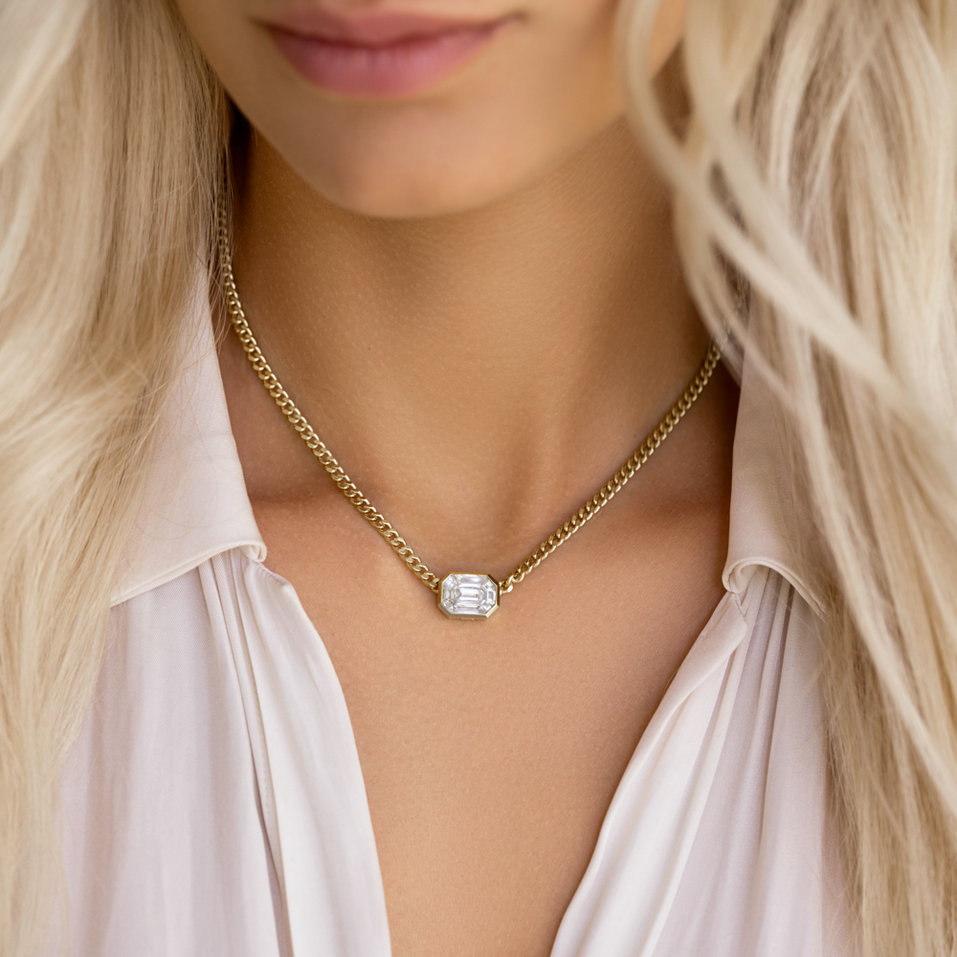 Náhrdelník s diamantom Valore