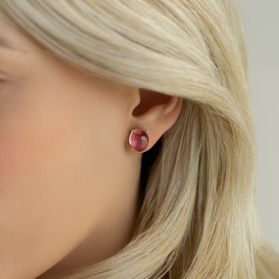 Náušnice s turmalínom Freja