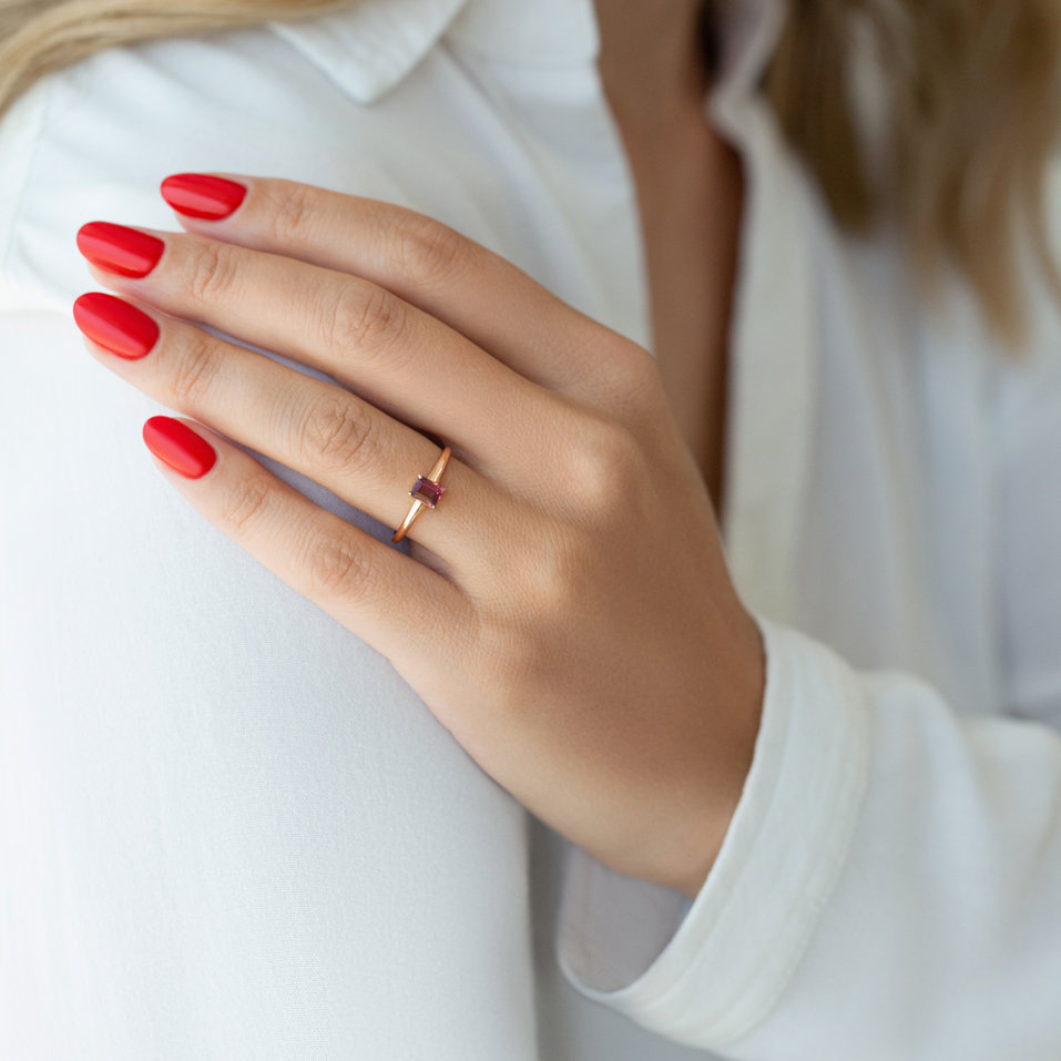 Prsteň s tanzanitom Domante