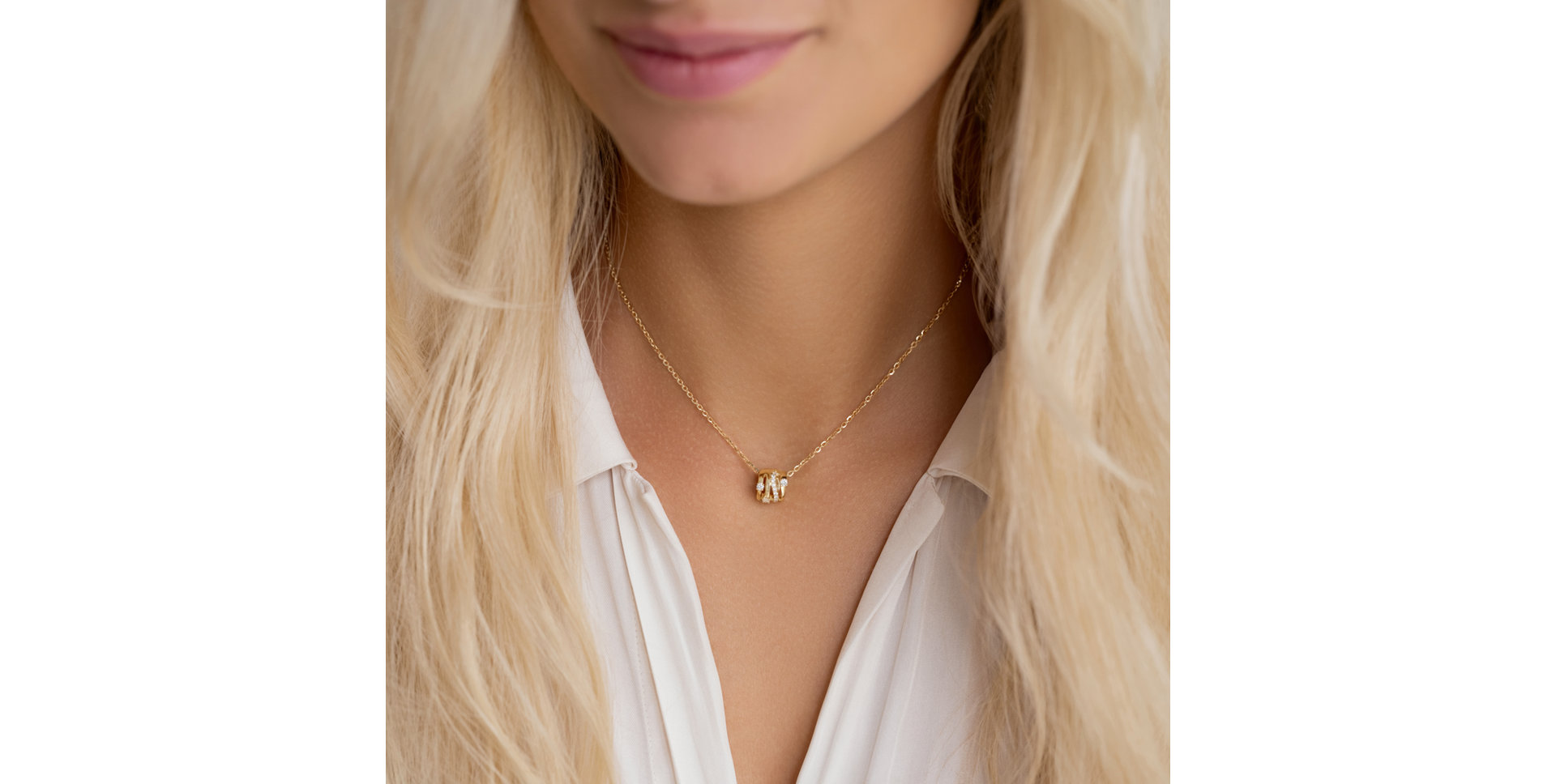 Náhrdelník s diamantmi Tilda