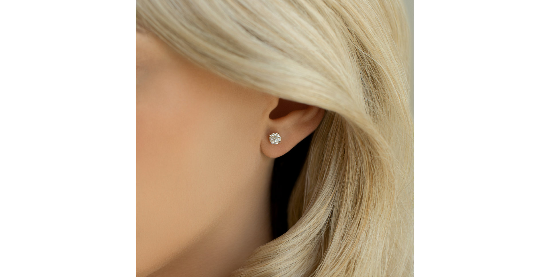 Náušnice s diamantom Gleam