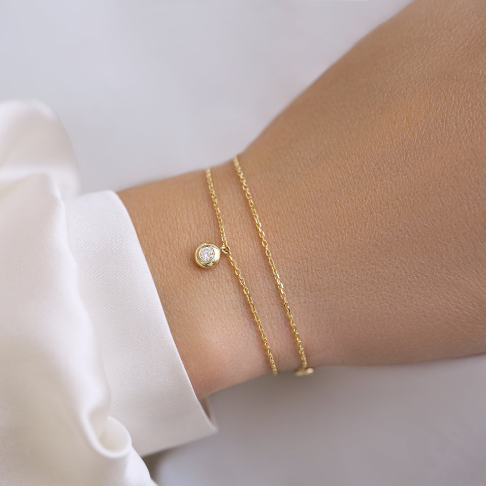 Náramok s diamantmi Drops of Sparkle