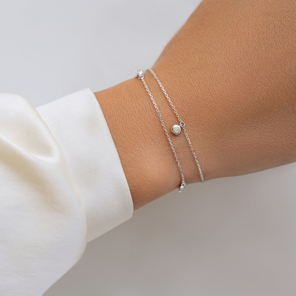 Náramok s diamantmi Delouise